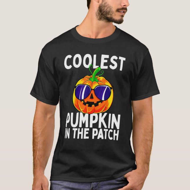T-shirt Enfants Citrouille le plus frais dans le Patch Tod (Devant)