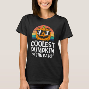 T-shirt Enfants Citrouille le plus frais dans le Patch Tod