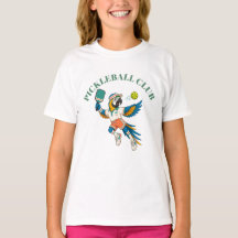 T-Shirt Enfants Club de Pickleball Rétro - Sur mes