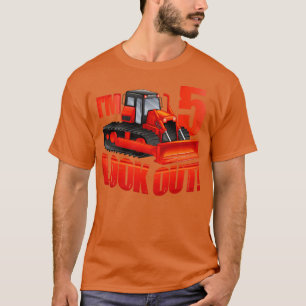 T-shirt Enfants Construction Camion 5e anniversaire garçon