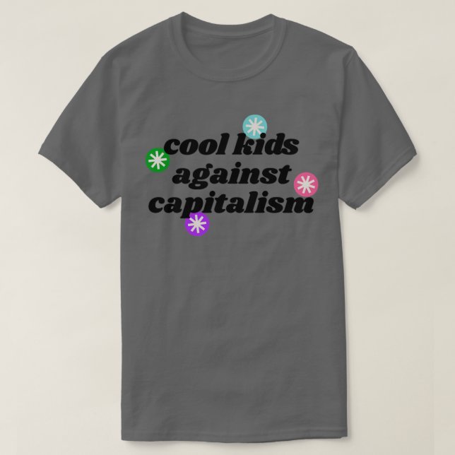 T-shirt Enfants cool contre le capitalisme Parti communist (Design devant)