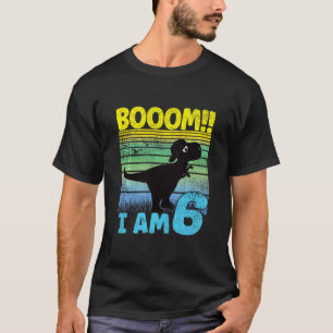 T-shirt Enfants Cool Dino Anniversaire 6 ans Anniversaire