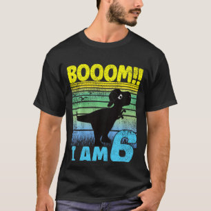 T-shirt Enfants Cool Dino Anniversaire 6 ans Anniversaire