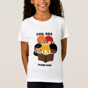 T-Shirt Enfants cool lisant des livres