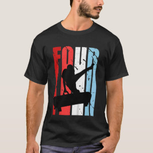 T-shirt Enfants Couleurs Rétro Garçons 4e Gymnastique Pomm