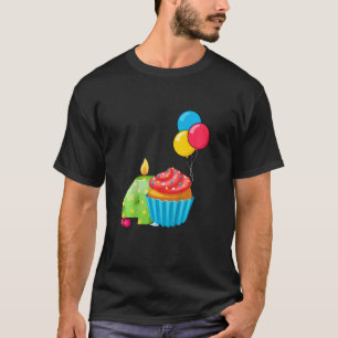 T-shirt Enfants Cupcake 4e anniversaire Quatrième 4 ans An