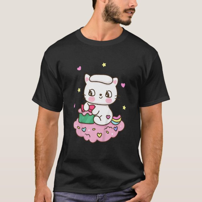 T-shirt Enfants Cute Chat (Devant)
