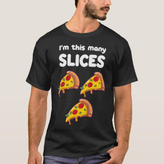 T-shirt Enfants Cute Pizza 3ème anniversaire Je suis cette