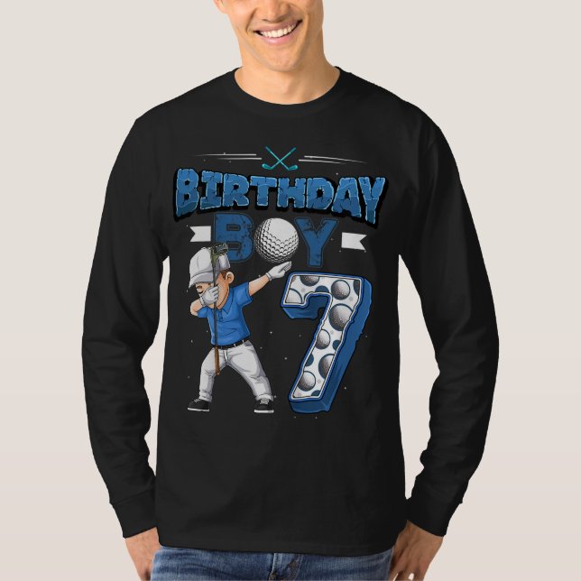 T-shirt Enfants Dabbing garçon 7 ans Golf Player 7e annive (Devant)