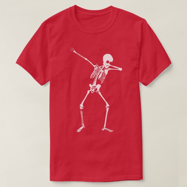 T-shirt Enfants Dabbing Sketon Halloween Dab t  (Design devant)