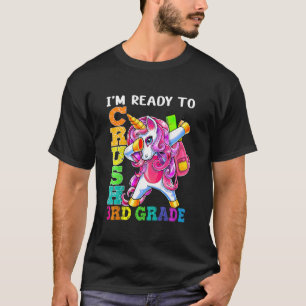 T-shirt Enfants Dabbing Unicorn Je suis prêt à écraser 3e