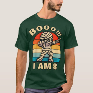 T-shirt Enfants Dabbing Zombie Anniversaire Halloween 8 an