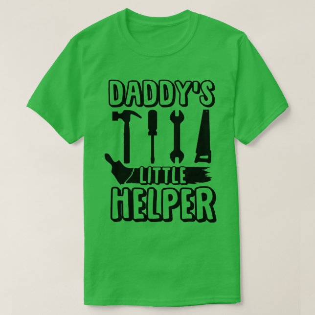 T-shirt Enfants Daddys Petit Helper Carpenter Fixer Papa C (Design devant)