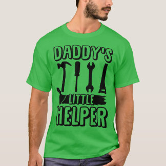 T-shirt Enfants Daddys Petit Helper Carpenter Fixer Papa C