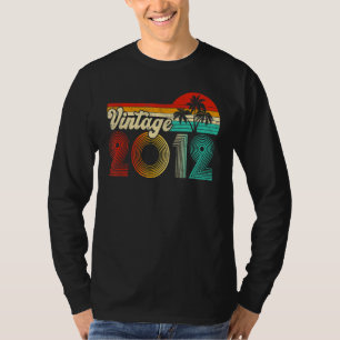 T-shirt Enfants de 10 ans Garçons Filles Vintage 2012 10e 