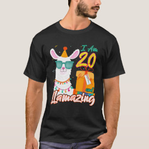 T-shirt Enfants de 20 ans et Llamazing Llama 20th Bi