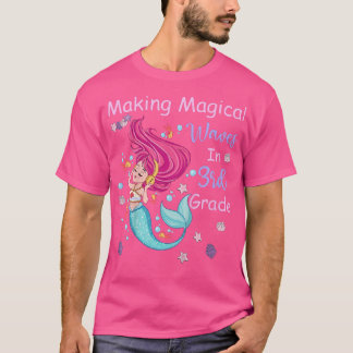 T-shirt Enfants de 3e année Sirène Faire des vagues magiqu