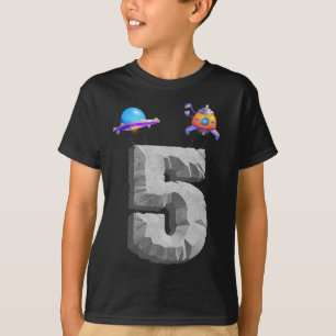 T-shirt Enfants de 5 ans Espace extra-atmosphérique fête d