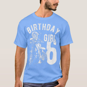 T-shirt Enfants de 6 ans Enfant Anniversaire filles Vélo i