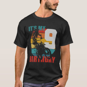 T-shirt Enfants de 9 ans - Enfant d'anniversaire - Vélo de