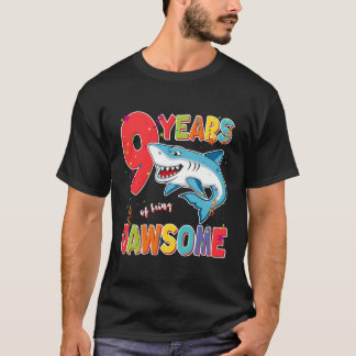 T-shirt Enfants De 9 Ans Jawsome Shark 9E Année B