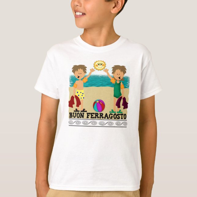 T-shirt Enfants de Buon Ferragosto (Devant)