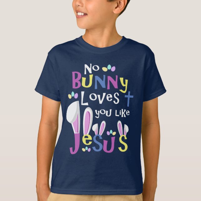 T-shirt Enfants de chemises de Pâques - aucun lapin mais (Devant)