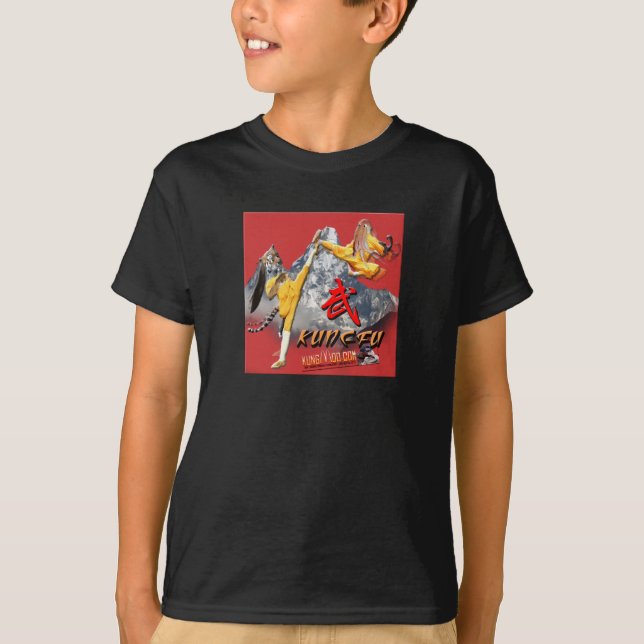 T-shirt Enfants de Kung Fu (Devant)