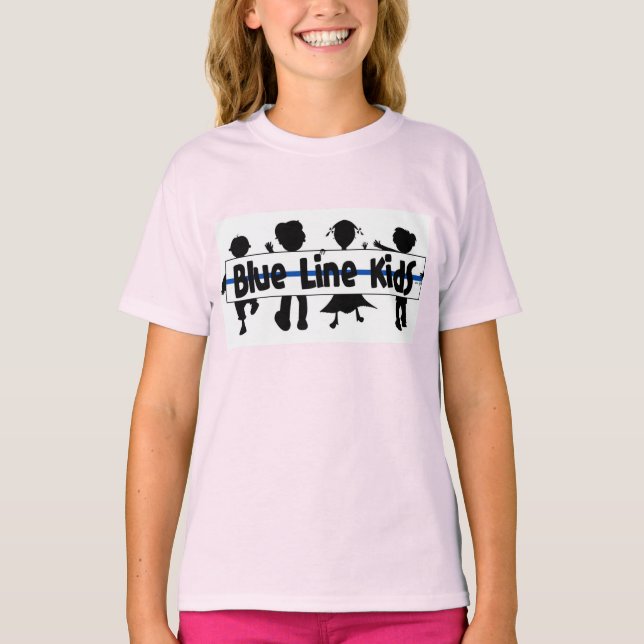 T-shirt Enfants de la ligne bleue (Devant)