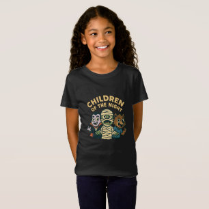 T-Shirt Enfants de la nuit mignonne la nuit mignonne Carto