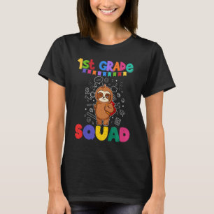T-shirt Enfants de première année Escadron Sloth École pri