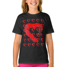 T-shirt Enfants de Red Hearts