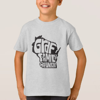 T-shirt Enfants de Réunion de la Famille Graf