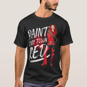 T-shirt Enfants Descendants 4 - La Montée De Rouge Peint C