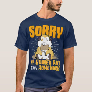 T-shirt Enfants Désolé Mon Cochon de Guinée a mangé mes de