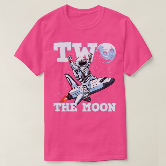 T-shirt Enfants Deux La Lune Toddler 2e anniversaire pour  (Design devant)