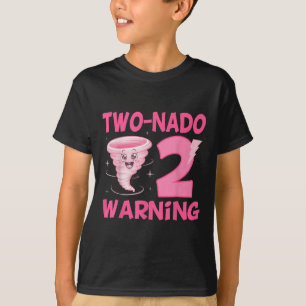 T-shirt Enfants Deux nado Avertissement 2e Anniversaire To