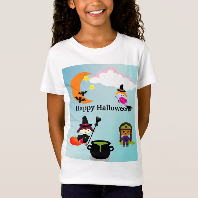 T-Shirt Enfants d'Halloween (Devant)