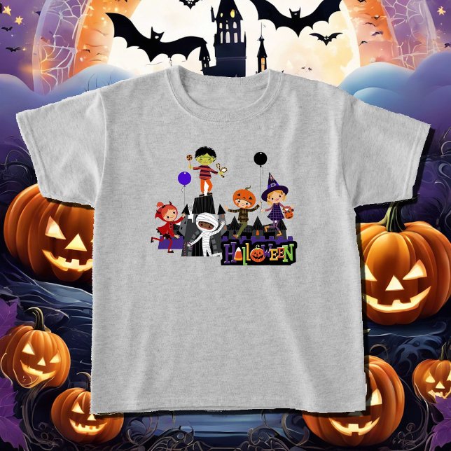 T-shirt Enfants d'Halloween en costume pour enfant (Créateur téléchargé)