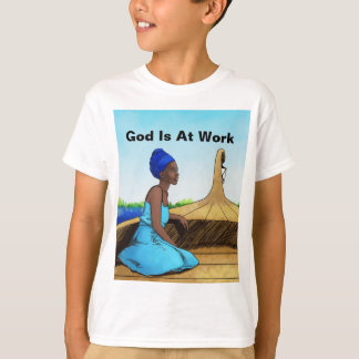 T-shirt Enfants Dieu est au travail