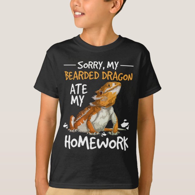 T-shirt Enfants dragons ennuyés (Devant)