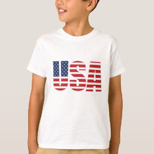 T-shirt Enfants Drapeau USA