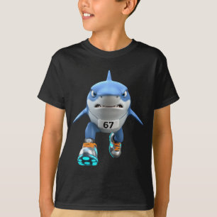 T-shirt Enfants drôles 67 Mème Tralalero Tralala Coureur I