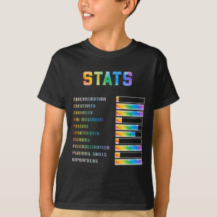 T-shirt Enfants drôles avec stats Adhd Neurodiversité Adhd