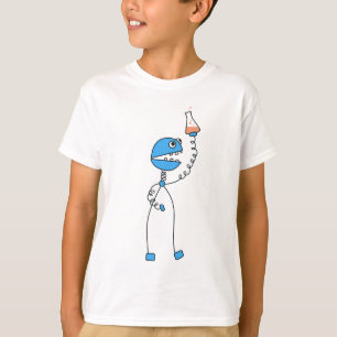 T-shirt Enfants drôles de chimie de robot de bande