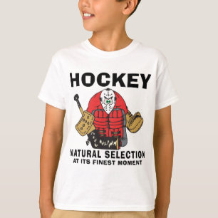 T-shirt Enfants drôles de gardien de but d'hockey