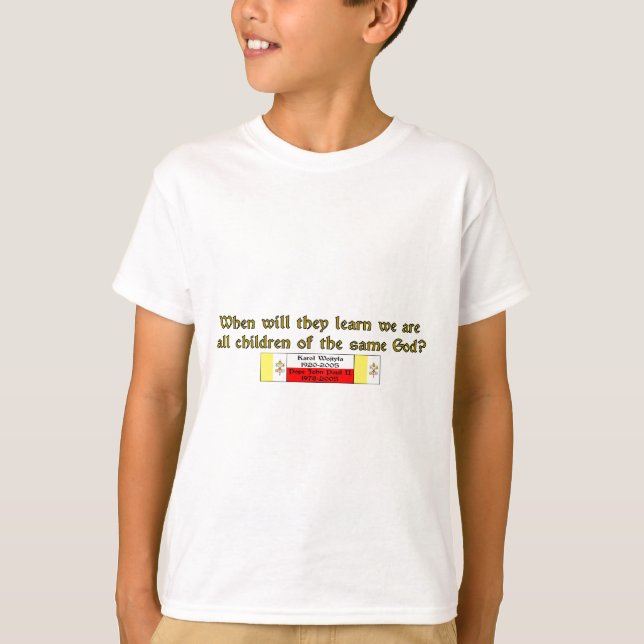 T-shirt Enfants du même Dieu 1 (Devant)