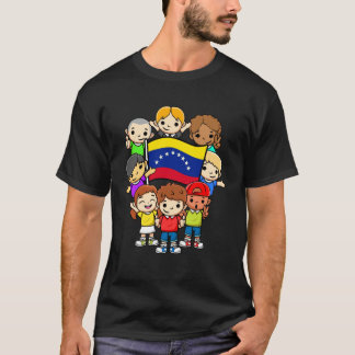 T-shirt Enfants du Vénézuela Mois du patrimoine hispanique