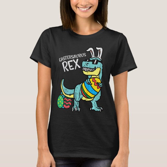 T-shirt Enfants Eastersaurus Rex Pâques Trex Lapin Tout-Pe (Devant)
