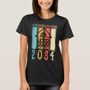 T-shirt Enfants École maternelle Trouble Vintage 2034 Tod